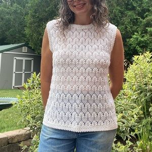 Vintage White knit shirt